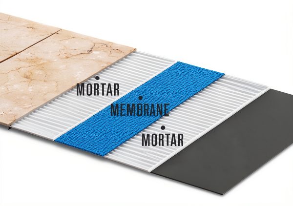 Uncoupling Membrane Houseables Underlay Waterproof 3.3x98.5ft Blue-3