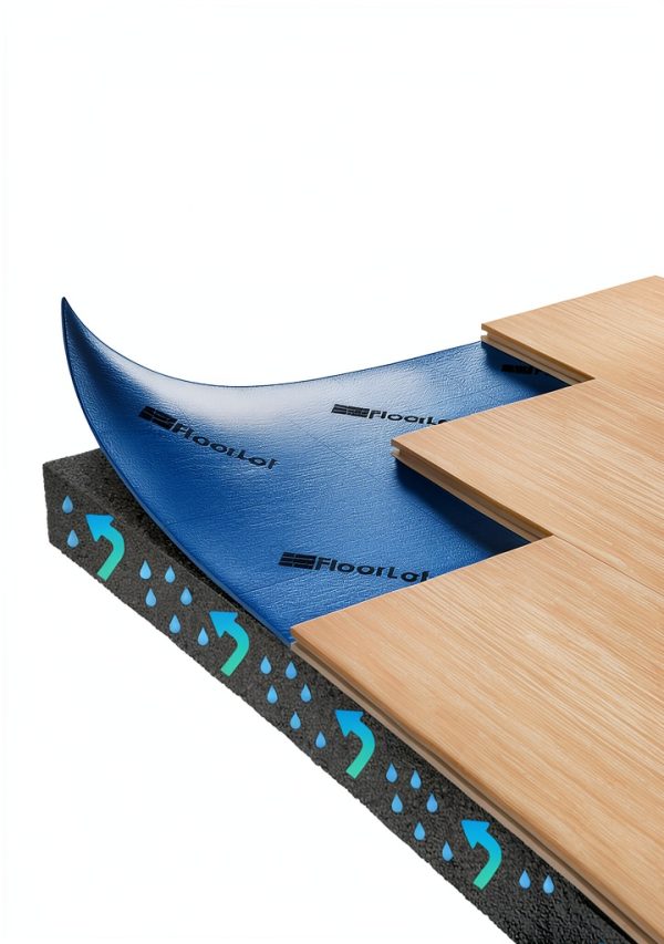 BlueStep Underlayment 200sqft 3mm Moisture Barrier Floorlot Flooring-1