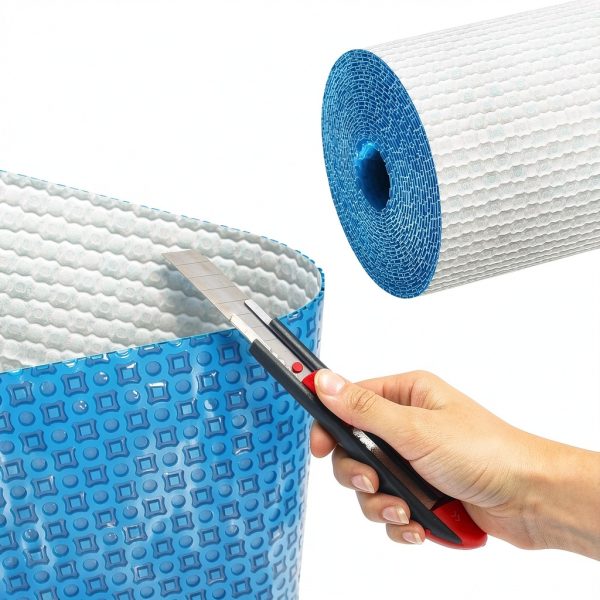 Uncoupling Membrane Houseables Underlay Waterproof 3.3x98.5ft Blue-4
